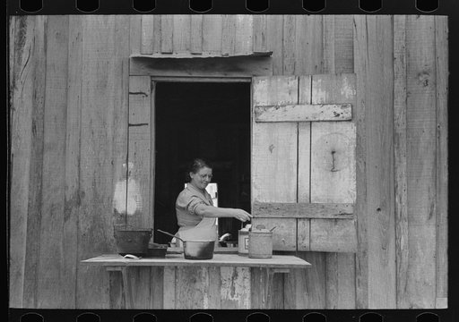 Untitled photo, possibly related to: Wife of FSA (Farm Security Administration) client who will participate under home purchase, Morganza, Louisiana