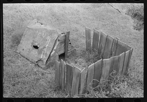 Brooder house of farmer who will shortly be helped by the FSA (Farm Security Administration) near Morganza, Louisiana. W.E. Smith farm