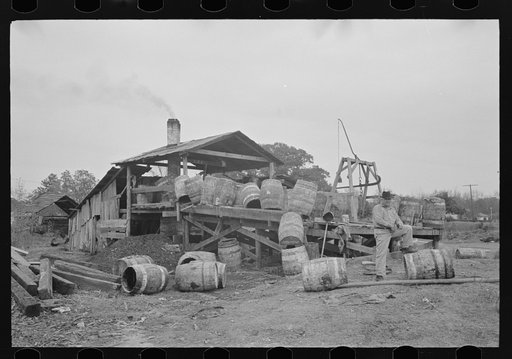 Turpentine still, State Line, Mississippi