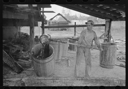 Untitled photo, possibly related to: Turpentine still, State Line, Mississippi