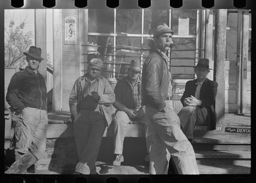 Untitled photo, possibly related to: Men in front of general store, Jerome, Arkansas