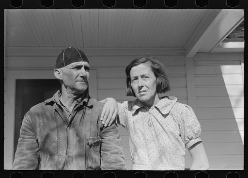 Husband and wife, farmers, Chicot Farms, Arkansas