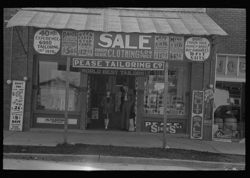 Clothing store, Merigold, Mississippi