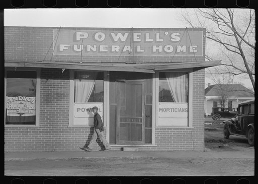 Funeral home, Mound Bayou, Mississippi