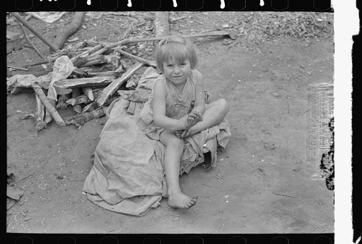 Child of migrant worker near Harlingen, Texas