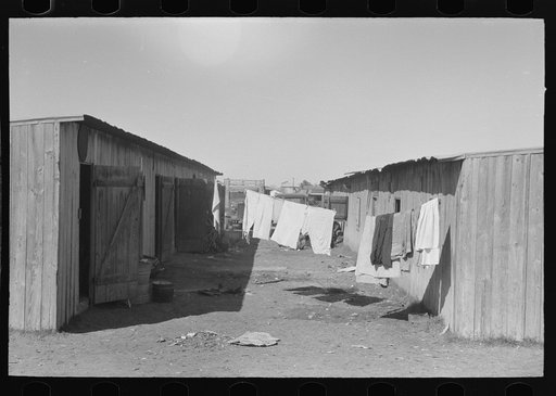 Untitled photo, possibly related to: Housing of Mexican day laborers, Robstown, Texas