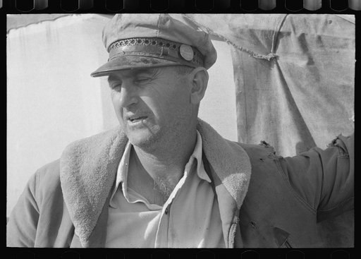 Untitled photo, possibly related to: Migrant worker camped near Sebastin, Texas