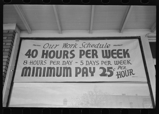 Sign in front of baby clothes manufacturers, San Antonio, Texas