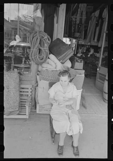 Proprietor of secondhand store, San Antonio, Texas