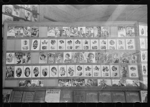 Untitled photo, possibly related to: Mexican newsstand, San Antonio, Texas