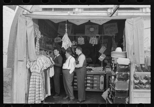 Proprietors of general store, Mexican district, San Antonio, Texas