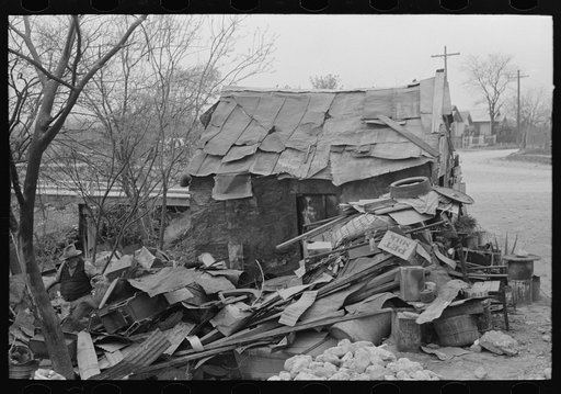Untitled photo, possibly related to: Old Mexican living alone, sick and unable to work, San Antonio, Texas