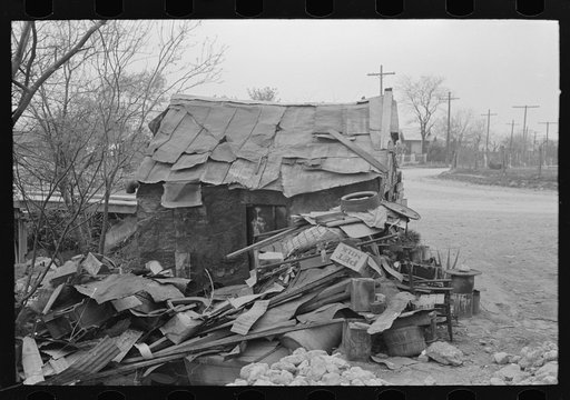 Untitled photo, possibly related to: Old Mexican living alone, sick and unable to work, San Antonio, Texas