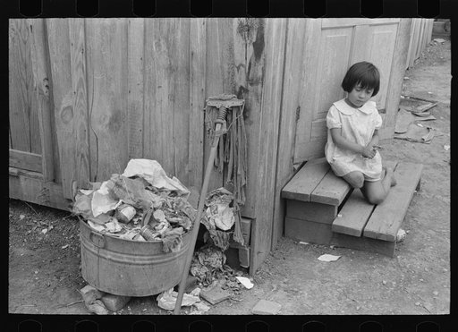 Untitled photo, possibly related to: Mexican mother and child in doorway, San Antonio, Texas