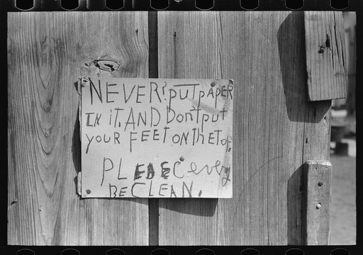 Sign in privy of Mexican district, San Antonio, Texas