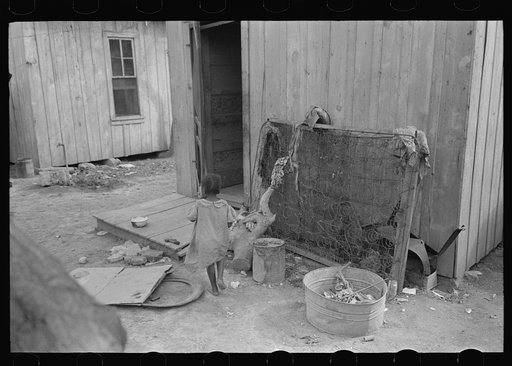 Untitled photo, possibly related to: Back of Negro dwelling, San Antonio, Texas