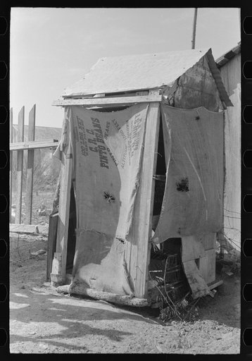 Mexican privy, Crystal City, Texas