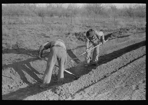 Untitled photo, possibly related to: Symbol of irrigation, El Indio, Texas