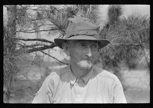 East Texas farm owner near Harleton, Texas
