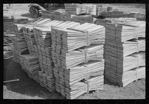 Shingles made at small mill near Jefferson, Texas
