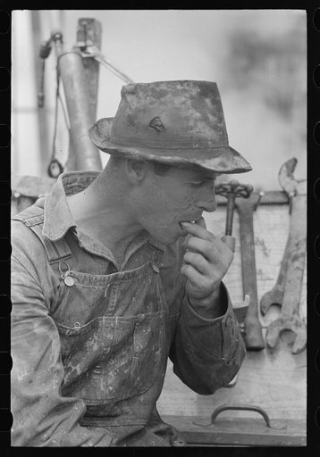 Oil field roughneck, Kilgore, Texas