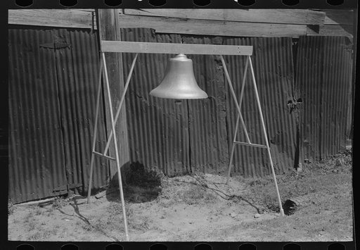 Old fire bell, Carthage, Texas