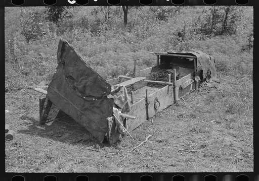 Chicken coop of white tenant farmer, McIntosh County, Oklahoma