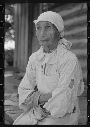 Indian woman, wife of farmer, McIntosh County, Oklahoma