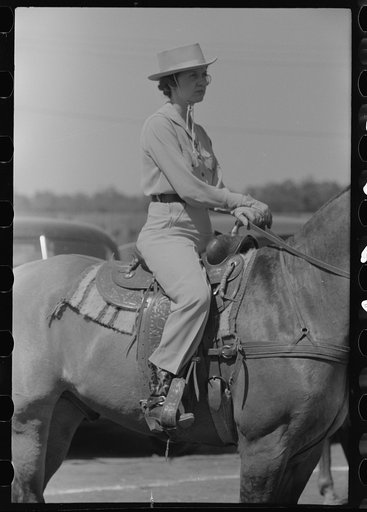 Untitled photo, possibly related to: Watching polo match, Abilene, Texas