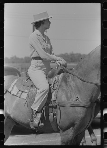 Watching polo match, Abilene, Texas