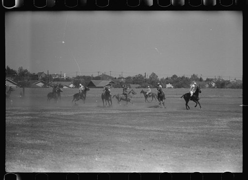 Activity at polo match, Abilene, Texas