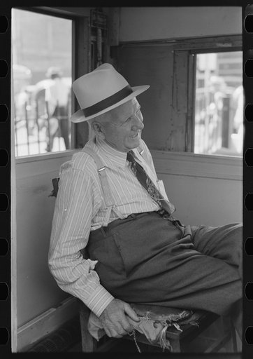 Dispatcher, streetcar terminal, Oklahoma City, Oklahoma