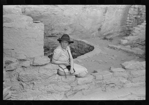 Untitled photo, possibly related to: Tourists at cliff dwellings in Mesa Verde National Park, Colorado