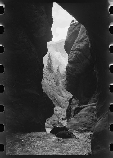 Box canyon near Ouray, Colorado