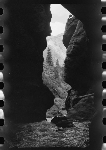 Untitled photo, possibly related to: Box canyon near Ouray, Colorado