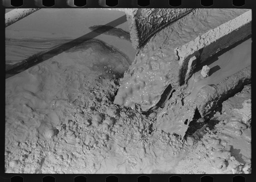 Mud coming from drill pipe, Seminole oil field, Oklahoma