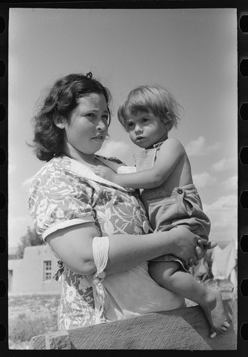 Children of Spanish-American FSA (Farm Security Administration) client, Taos County, New Mexico