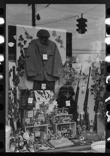 Untitled photo, possibly related to: Fall window display at Windsor Locks, Connecticut