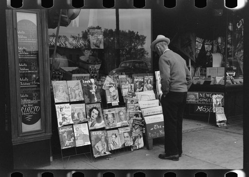 Magazine stand, Windsor Locks, Connecticut