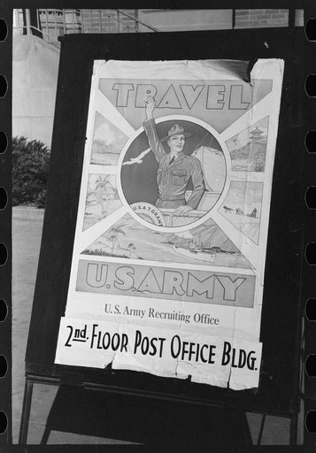 Sign in front of post office, Taylor, Texas