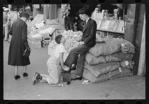 Untitled photo, possibly related to: Street scene, Waco, Texas
