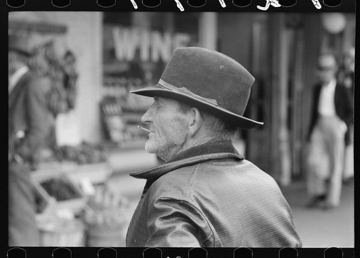 He shuts his eyes to the future, market square, Waco, Texas