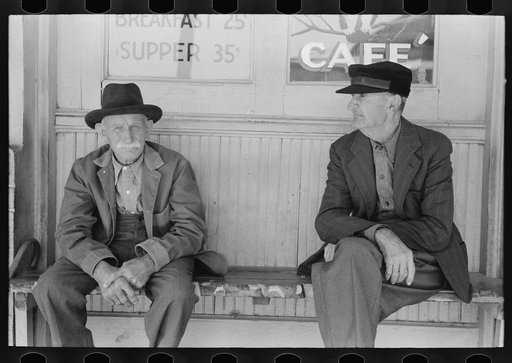 Farmer in town, Taylor, Texas