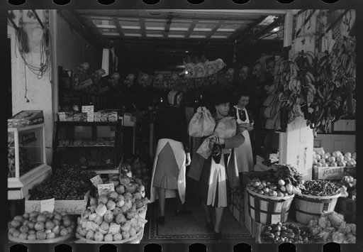 Untitled photo, possibly related to: Fruit and vegetables, market square, Waco, Texas