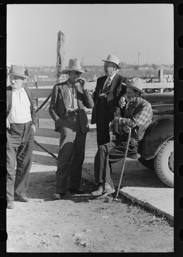Untitled photo, possibly related to: West Texas cattlemen, San Angelo, Texas