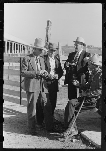Untitled photo, possibly related to: West Texas cattlemen, San Angelo, Texas