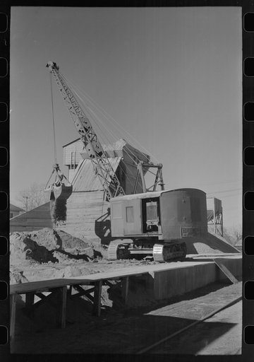 Untitled photo, possibly related to: Concrete mixing plant, Oklahoma City, Oklahoma