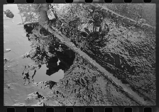 Untitled photo, possibly related to: Waste oil at storage tanks, Creek County, Oklahoma