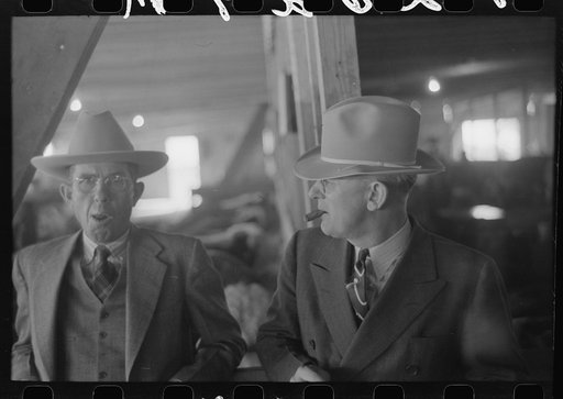 Untitled photo, possibly related to: West Texas cattleman at the San Angelo Fat Stock Show, San Angelo, Texas