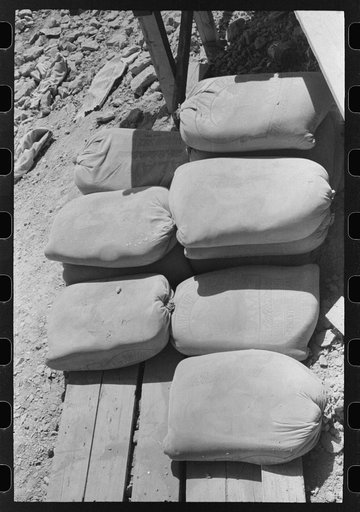 Portland cement used in bridge building in Menard County, Texas